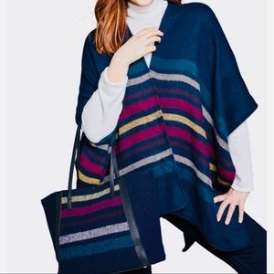 NEW! Colorful & Cozy Wool Scarf with HandBag